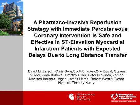 A Pharmaco-invasive Reperfusion Strategy with Immediate Percutaneous Coronary Intervention is Safe and Effective in ST-Elevation Myocardial Infarction.