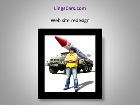 LingsCars.com Web site redesign.
