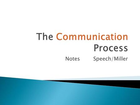 NotesSpeech/Miller.  Context  Sender – has to ENCODE the message  1 a : to convert (as a body of information) from one system of communication into.