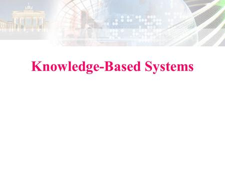 Knowledge-Based Systems. Page 2 === Rule-Based Expert Systems n Expert Systems – One of the most successful applications of AI reasoning technique using.