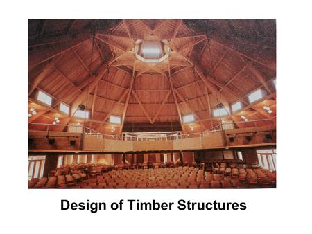 Design of Timber Structures