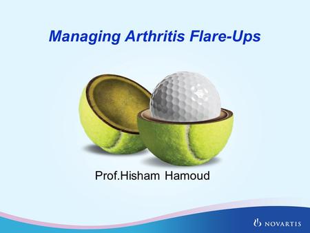 Managing Arthritis Flare-Ups Prof.Hisham Hamoud. Prevalence of Osteoarthritis  Arthritis is considered the most common joint disorders in the world.