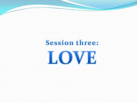 LOVE Respond to the following statement from pages 42-43 in SPLASH. “Genuine love breaks down walls of resistance and prepares people to hear the good.