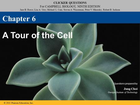 Click to edit Master title style Click to edit Master subtitle style CLICKER QUESTIONS For CAMPBELL BIOLOGY, NINTH EDITION Jane B. Reece, Lisa A. Urry,