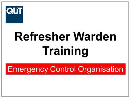 Refresher Warden Training