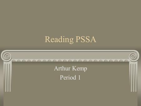 Reading PSSA Arthur Kemp Period 1. Hasty Generalizations Jumping to the easiest,quickest,most obvious conclusion without enough examples to support it.