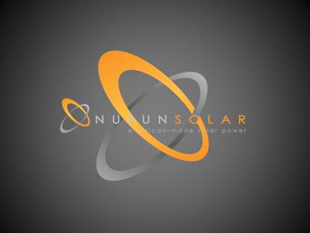 TRANSITION TITLE. SOLAR MANUFACTUING & TECHNOLOGY RYAN STOUT, FOUNDER & CEO.