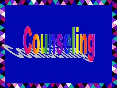 Counseling techniques are used to help clients understand their communication disabilities and discover ways to adjust and cope with them Blood, 1995.