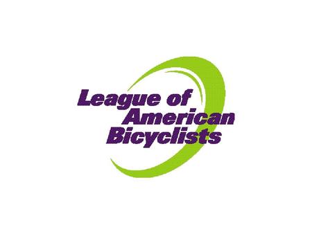 Welcome to: League of American Bicyclists Kids I course.