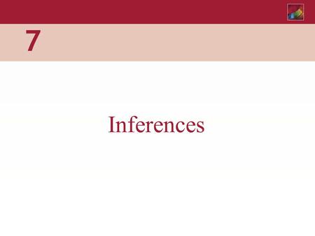 7 Inferences.