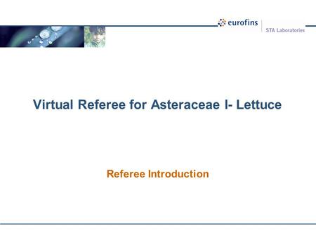 Virtual Referee for Asteraceae I- Lettuce Referee Introduction.