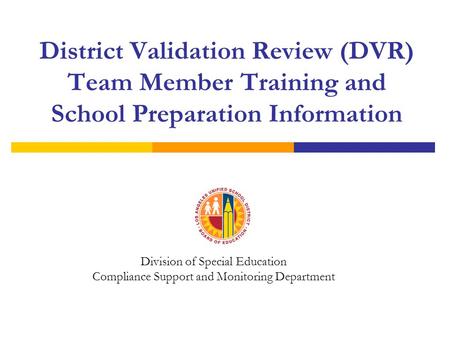 Division of Special Education