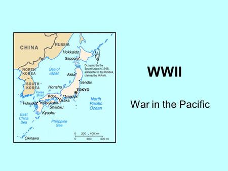 WWII War in the Pacific. Japan Rising December 7, 1941 at 7:55 a.m. – Japan successfully bombed Pearl Harbor. The attack was a complete surprise to the.
