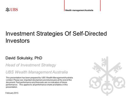 Introduction Self–directed investors are becoming increasingly sophisticated in terms of how they invest and what they demand of service providers HNW.