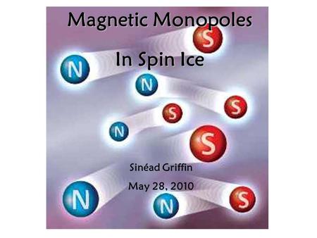 Magnetic Monopoles In Spin Ice