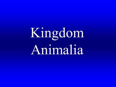 Kingdom Animalia. Types of Symmetry Radial Bilateral Asymmetrical – No symmetry.