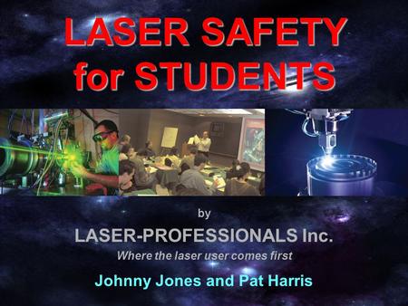 LASER SAFETY for STUDENTS