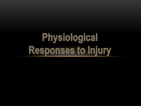Task 1… Complete the previous Injury sheet, it will help you for the assessment tasks later in the session.