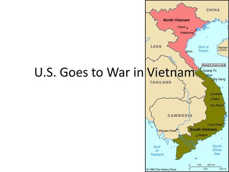 U.S. Goes to War in Vietnam