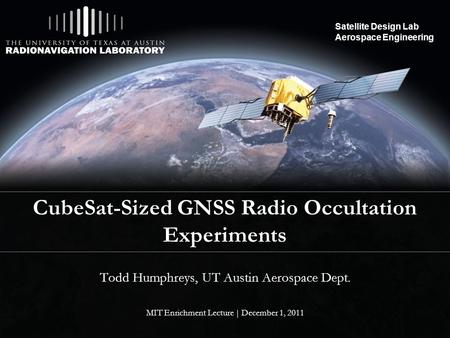 CubeSat-Sized GNSS Radio Occultation Experiments