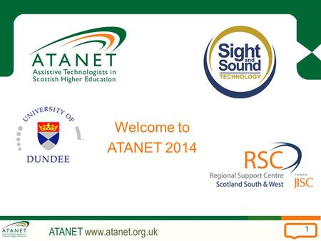 ATANET www.atanet.org.uk 1 Welcome to ATANET 2014.