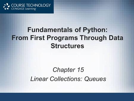 Fundamentals of Python: From First Programs Through Data Structures