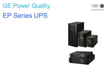 GE Power Quality EP Series UPS