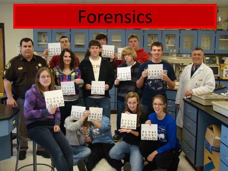 Forensics. Course Description Forensic Science is an innovative and unique course for students to develop critical thinking and problem solving skills.