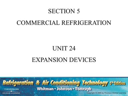 COMMERCIAL REFRIGERATION