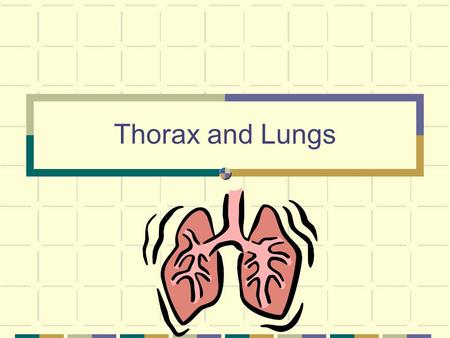 Thorax and Lungs. Outline Structure and Function Subjective Data Objective Data Abnormal Findings.