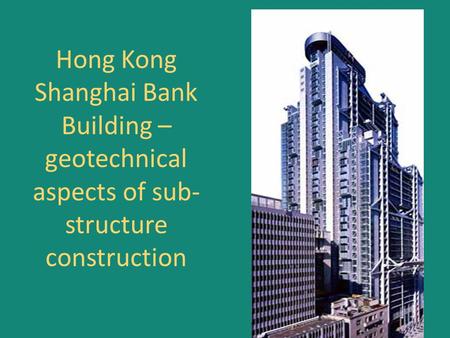 Project details • New headquarters for HKSB