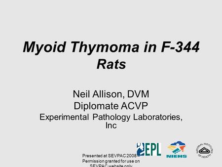 Myoid Thymoma in F-344 Rats