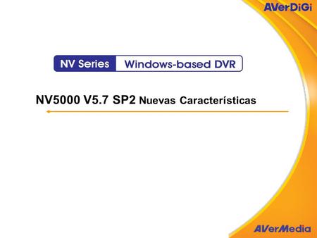 NV5000 V5.7 SP2 Nuevas Características. INDEX 1  Activación deRelay por Horario  UPNP for Port Setting UPNP for Port Setting  POS Improvement POS Improvement.