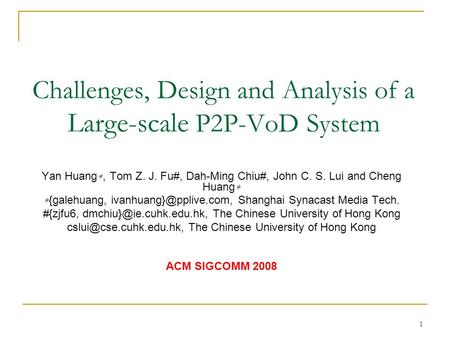 Challenges, Design and Analysis of a Large-scale P2P-VoD System