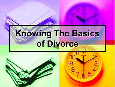 Knowing The Basics of Divorce. Family law Family law is a complex practice area, regulated by rules that vary slightly from state to state. Family law.