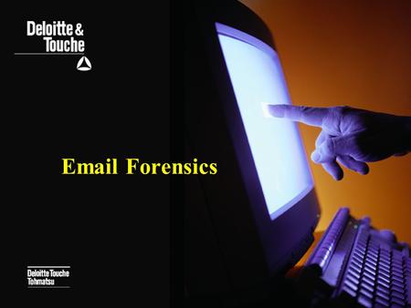 Email Forensics. Case Study An email attached to a $20 million dollar lawsuit purported to be from the CEO of “Tech.com” to a venture capital broker.