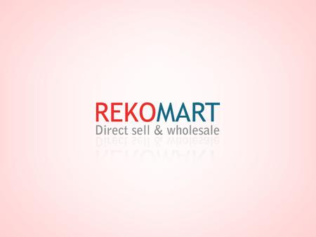 Welcome To Rekomart (Vendor Program)