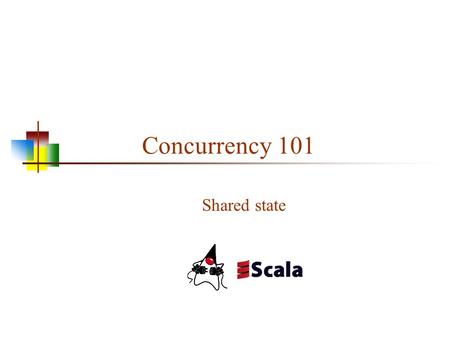 Concurrency 101 Shared state. Part 1: General Concepts 2.