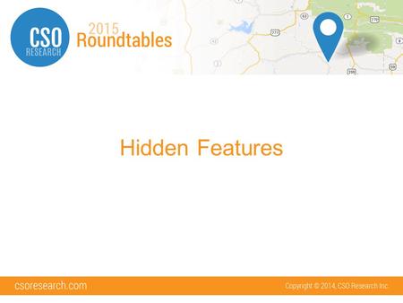 Hidden Features. What will we cover 16 hidden features for Admins Bonus: –2 hidden features for Employers –Live examples!