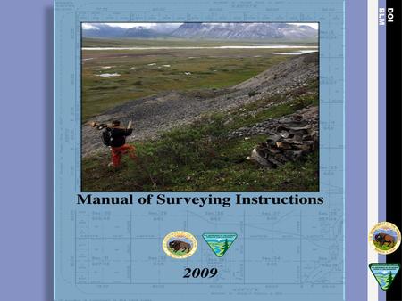 Manual of Surveying Instructions (2009)