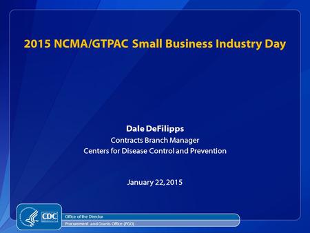 2015 NCMA/GTPAC Small Business Industry Day
