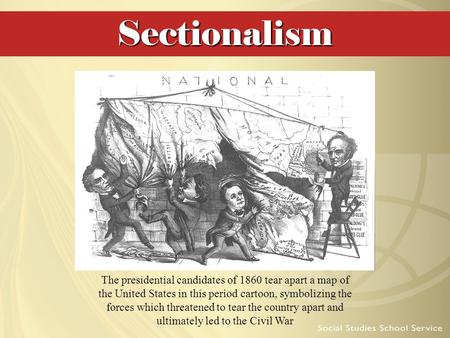 Sectionalism Although the ratification of the Constitution theoretically brought the former colonies into a “more perfect union,” severe regional tensions.