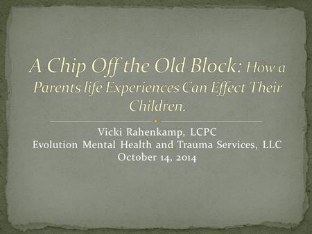 Evolution Mental Health and Trauma Services, LLC