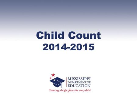 Child Count 2014-2015. 1.To check Child Count, run the Pre Cut-Off Student Roster by Teacher (Reports ->Special Education Data -> Student Data -> Pre.