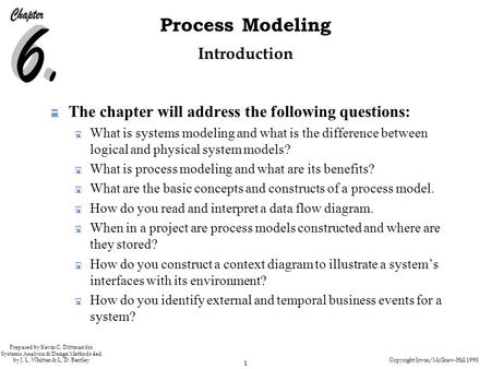 The chapter will address the following questions: