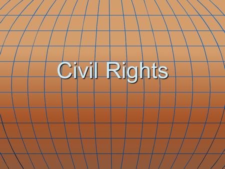 Civil Rights. Civil Rights Vocabulary 1. Segregation 2. Plessey v Ferguson 3. Jim Crow Laws 4. Brown v Board of Education 5. “Little Rock 9” 6. Rosa Parks.