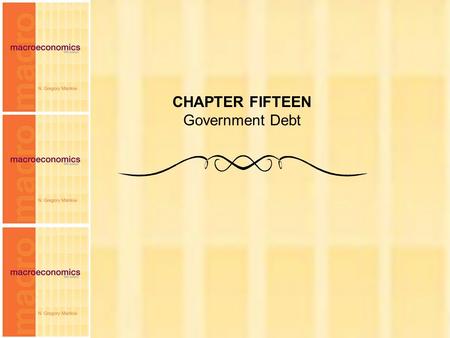 Chapter Fifteen1 CHAPTER FIFTEEN Government Debt.