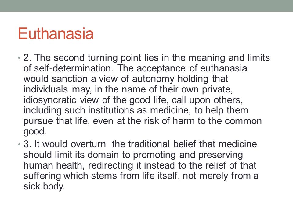 Do You Agree or Disagree With Euthanasia or Mercy Killing?
