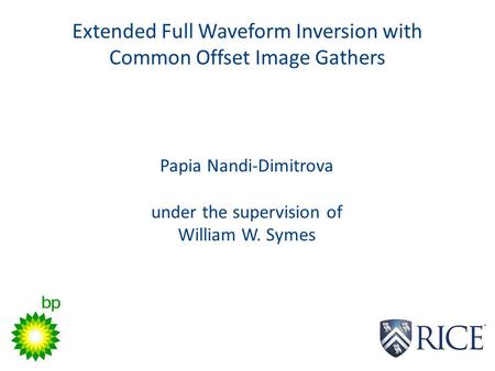 Extended Full Waveform Inversion with Common Offset Image Gathers