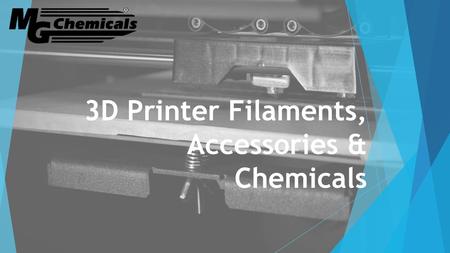 3D Printer Filaments, Accessories & Chemicals. 3D printing What is 3D printing and how does it work? What are the different methods for 3D printing? What.